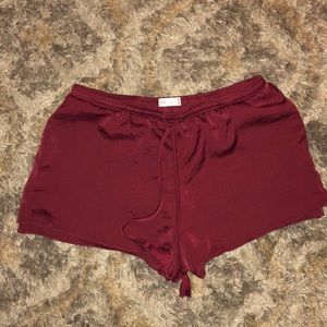 Red Shorts from Boutique Store